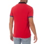 LEVI'S-Ανδρική κοντομάνικη πόλο μπλούζα LEVI'S MODERN κόκκινη