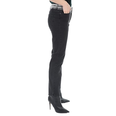 KARL LAGERFELD-Γυναικείο jean παντελόνι KARL LAGERFELD CARNELIAN BCI μαύρο