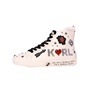 KARL LAGERFELD-Γυναικεία ψηλά sneakers KARL LAGERFELD Jewel Badge λευκά
