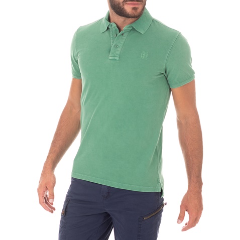 DEVERGO JEANS-Ανδρική μπλούζα DEVERGO JEANS πράσινη