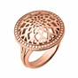 LINKS OF LONDON-Γυναικείο ασημένιο δαχτυλίδι LINKS OF LONDON TIMELESS με ροζ επιχρύσωση 18Κ (size 53)