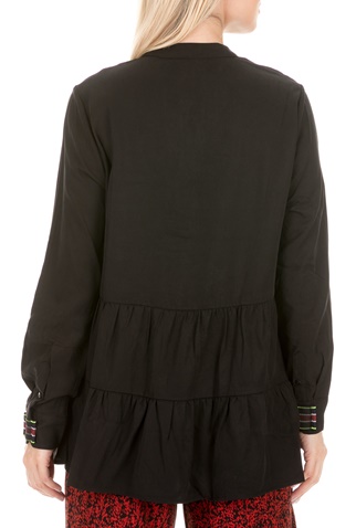 COTTON CANDY-Γυναικείο πουκάμισο COTTON CANDY PREMIUM SELECTION μαύρο