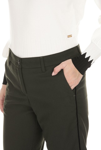 WHITE SAND-Γυναικείο παντελόνι WHITE SAND πράσινο