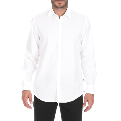 DORS-Ανδρικό μακρυμάνικο πουκάμισο DORS λευκό