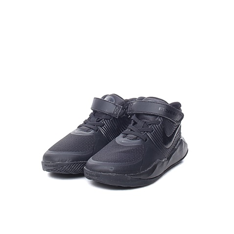 NIKE-Παιδικά παπούτσια basketball NIKE TEAM HUSTLE D 9 FLYEASE (PS) μαύρα