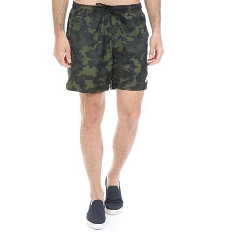 NIKE-Ανδρικό αθλητικό σορτς NIKE NSW CE SHORT WVN FLOW CAMO χακί