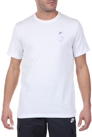 NIKE-Ανδρικό t-shirt NIKE NSW TEE FTWR DSTRD BM λευκό