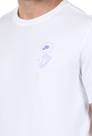 NIKE-Ανδρικό t-shirt NIKE NSW TEE FTWR DSTRD BM λευκό