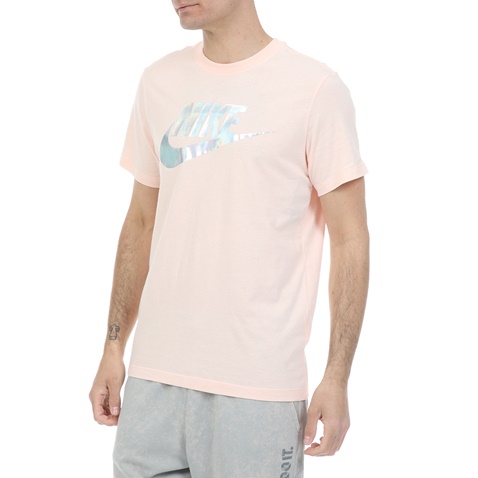 NIKE-Ανδρικό t-shirt NIKE NSW TEE FESTIVAL HBR ροζ