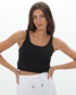 NIKE-Γυναικείο αθλητικό top NIKE CV0576 THE NIKE YOGA LUXE CROP TANK μαύρο