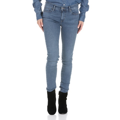 LEVI'S-Γυναικείο jean παντελόνι LEVI'S INNOVATION SUPER SKINNY CHELSEA μπλε 