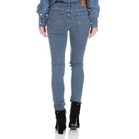 LEVI'S-Γυναικείο jean παντελόνι LEVI'S INNOVATION SUPER SKINNY CHELSEA μπλε 