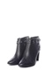 TED BAKER-Γυναικεία δερμάτινα ankle boots TED BAKER DOTTAA μαύρα