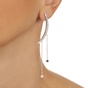 FOLLI FOLLIE-Γυναικεία μακριά σκουλαρίκια FOLLI FOLLIE Wishing On Silver 925 