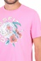 Reebok Classics -Ανδρικό αθλητικό t-shirt Reebok Classics Surfing Bear ροζ