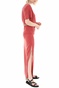 GLAMAZONS-Γυναικείο μακρύ φόρεμα GLAMAZONS TINOS κόκκινο χρυσό