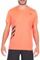 adidas Performance-Ανδρικό t-shirt adidas Performance RUN IT TEE 3S πορτοκαλί