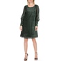 NUMPH-Γυναικείο mini φόρεμα NUMPH πράσινο