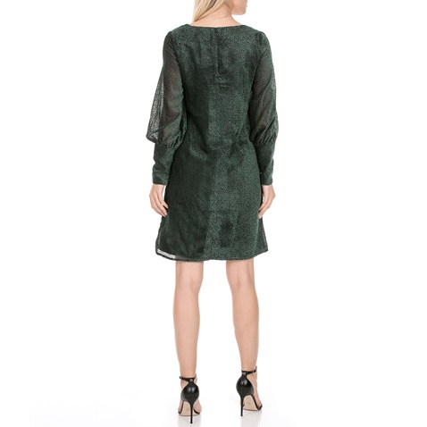 NUMPH-Γυναικείο mini φόρεμα NUMPH πράσινο
