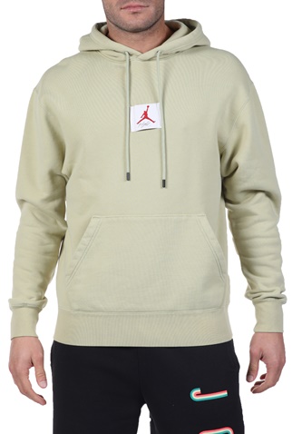 NIKE-Ανδρική φούτερ μπλούζα NIKE M J FLIGHT FLEECE PO πράσινη