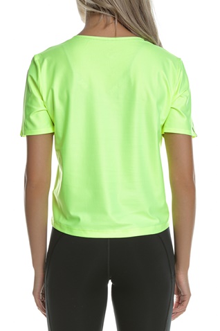 NIKE-Γυναικείο αθλητικό t-shirt ΝΙΚΕ AIR TOP λαχανί