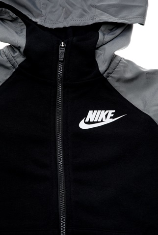 NIKE-Παιδική ζακέτα NIKE MIXED MATERIAL μαύρη