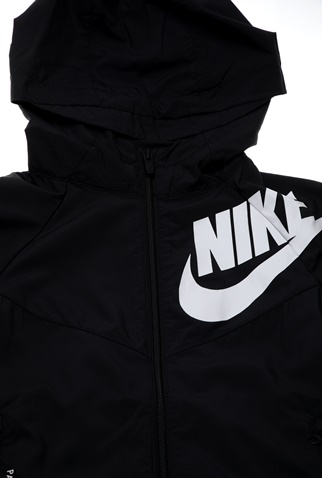 NIKE-Παιδικό jacket NIKE WINDRUNNER μαύρο