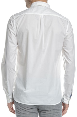 SCOTCH & SODA-Ανδρικό πουκάμισο SCOTCH & SODA Ams Blauw λευκό