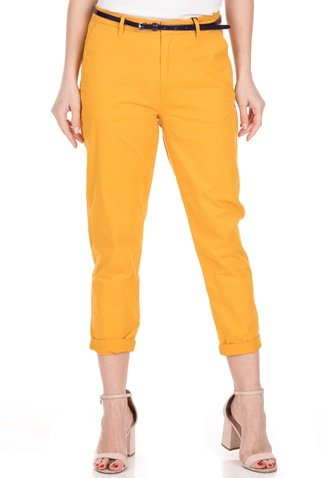SCOTCH & SODA-Γυναικείο παντελόνι SCOTCH & SODA Ams Blauw κίτρινο