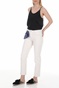 SCOTCH & SODA-Γυναικείο jean παντελόνι SCOTCH & SODA The Keeper - Pastel Coat εκρού