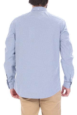 SCOTCH & SODA-Ανδρικό πουκάμισο SCOTCH & SODA  μπλε λευκό