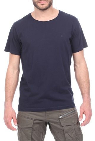 LES DEUX-Ανδρικό t-shirt LES DEUX Austin Loose Fit μπλε