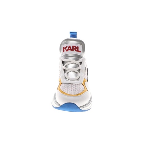 KARL LAGERFELD-Γυναικεία sneakers KARL LAGERFELD Lazare Mid II λευκά μπλε