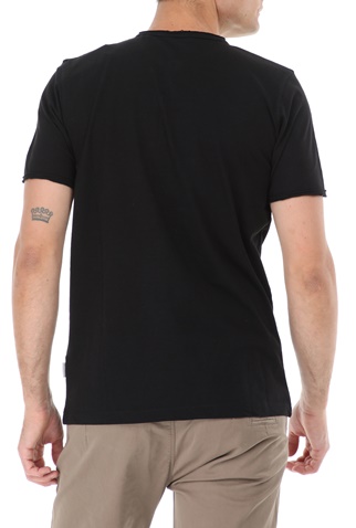 SSEINSE-Ανδρικό t-shirt SSEINSE serafino μαύρο