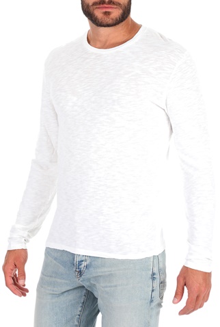 AMERICAN VINTAGE-Ανδρική μπλούζα AMERICAN VINTAGE λευκή