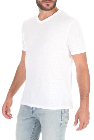 AMERICAN VINTAGE-Ανδρικό t-shirt AMERICAN VINTAGE λευκό