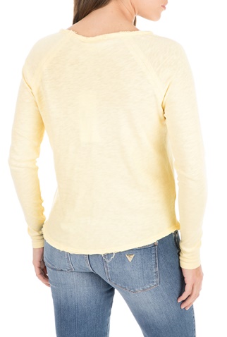AMERICAN VINTAGE-Γυναικεία μπλούζα AMERICAN VINTAGE κίτρινη 