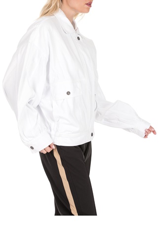 AMERICAN VINTAGE-Γυναικείο jacket AMERICAN VINTAGE λευκό