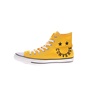 CONVERSE-Unisex ψηλά sneakers CONVERSE CHUCK TAYLOR ALL STAR SMILE κίτρινα μαύρα