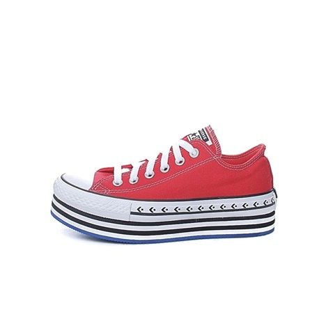 CONVERSE-Γυναικεία sneakers CONVERSE CHUCK TAYLOR ALL STAR LIFT ARC κόκκινα