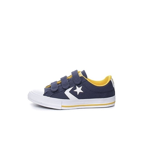 CONVERSE-Παιδικά sneakers CONVERSE STAR PLAYER 3V CANVAS μπλε κίτρινα