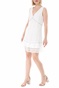 GUESS-Γυναικείο mini φόρεμα GUESS LEANDRA λευκό