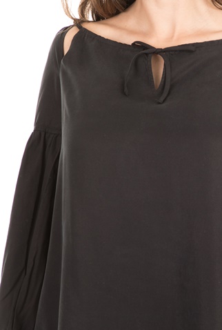 SUPERDRY-Γυναικείο mini φόρεμα SUPERDRY ARIZONA μαύρο