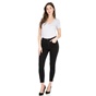 LEVI'S-Γυναικείο jean παντελόνι LEVI'S MILE HIGH ANKLE ZIPPERS SURE μαύρο