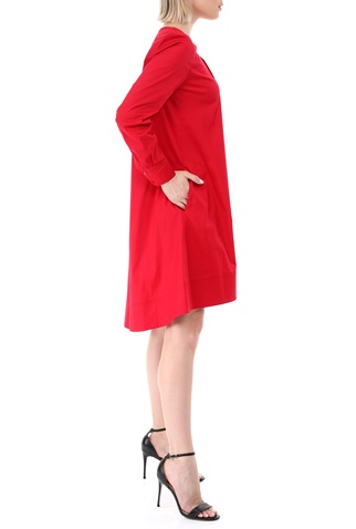 MY TWINS-Γυναικείο mini φόρεμα MY TWINS κόκκινο