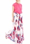 ROCOCO SAND-Γυναικεία μακριά πλισέ φούστα ROCOCO SAND BAY λευκή κόκκινη