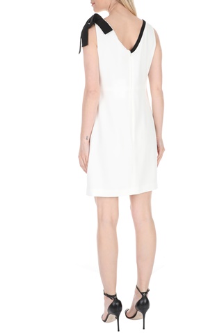 NENETTE-Γυναικείο mini φόρεμα NENETTE ANTONIO λευκό μαύρο