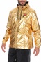 FILA-Ανδρικό αντιανέμικό jacket FILA GUSTAS χρυσό