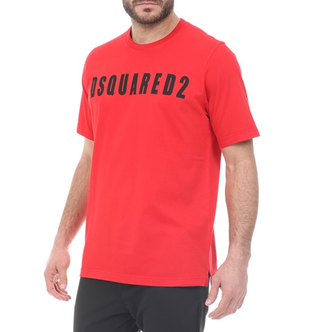 Dsquared2-Ανδρικό t-shirt Dsquared2 κόκκινο