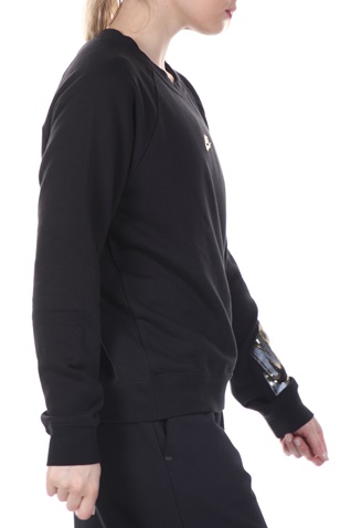NIKE-Γυναικεία φούτερ μπλούζα NIKE NSW CREW BB PRNT PACK μαύρη